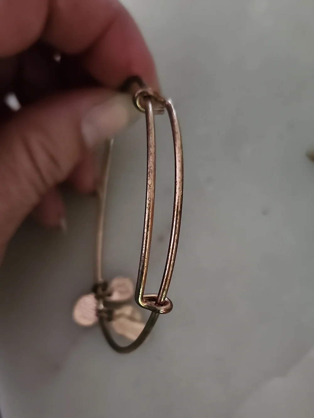 Alex and Ani Turquoise Beaded Bangle, Dolphin Charm Bangle, & Gold Tone Bangle